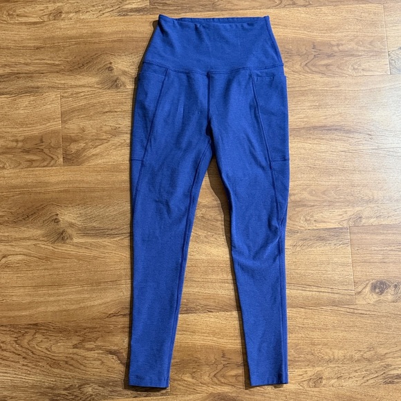 2 Beyond Yoga Women's Sz Small Blue High-Waisted Legging + Space Dye Black Short - Picture 10 of 14